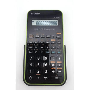 Sharp EL‑501X Scientific Calculator – Black & Green – 10‑Digit Display - New Bat